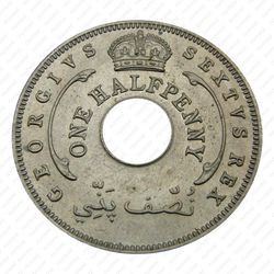 1/2 пенни 1951 [Британская Западная Африка] - Аверс