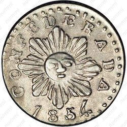 1/2 реала 1854 [Аргентина] - Аверс