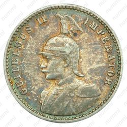 1/4 рупии 1913, J, знак монетного двора "J" — Гамбург [Восточная Африка] - Аверс