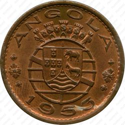 1 эскудо 1953 [Ангола] - Аверс