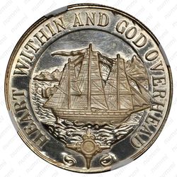 10 долларов 1972 [Силенд] Proof - Реверс