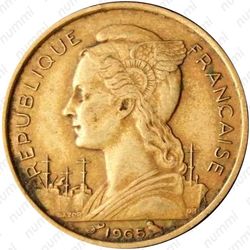 10 франков 1965 [Джибути] - Аверс