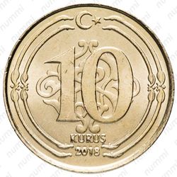 10 курушей 2018 [Турция] - Реверс