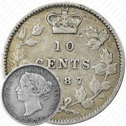 10 центов 1887 [Канада]