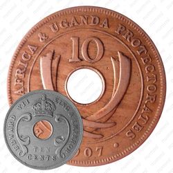 10 центов 1907 [Восточная Африка]