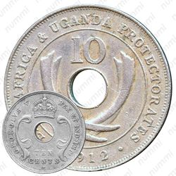 10 центов 1912 [Восточная Африка]