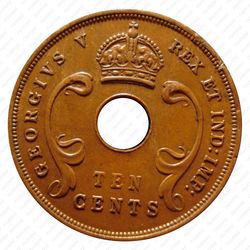 10 центов 1927 [Восточная Африка] - Аверс