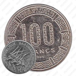 100 франков 1984 [Габон]