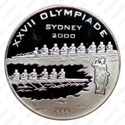 1000 франков 1999, олимпиада [Бенин] Proof - Реверс