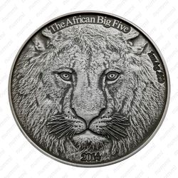 1000 франков 2014, Лев [Буркина-Фасо] - Реверс