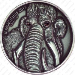1000 франков 2015, Мамонт [Буркина-Фасо] - Реверс