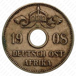 10 геллеров 1908 [Восточная Африка] - Аверс