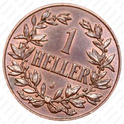 1 геллер 1907 [Восточная Африка] - Реверс