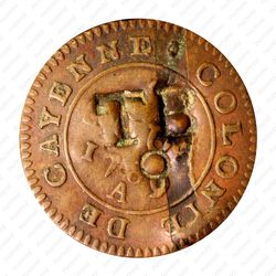 2 1/4 пенса 1798 [Тринидад и Тобаго] - Реверс