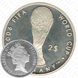2 доллара 2004, Чемпионат мира по футболу 2006, Германия [Австралия] Proof