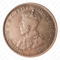 2 шиллинга 1919, без обозначения монетного двора [Британская Западная Африка] - Аверс