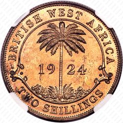 2 шиллинга 1924 [Британская Западная Африка] - Реверс