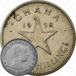 2 шиллинга 1958 [Гана]