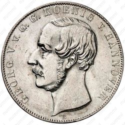 2 талера - 3 1/2 гульдена 1855 [Германия] - Аверс