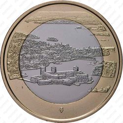 5 евро 2018, Олавинлинна [Финляндия] - Реверс