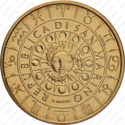 5 евро 2018, Телец [Сан-Марино] - Аверс