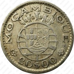 20 эскудо 1952 [Ангола] - Аверс