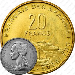 20 франков 1968 [Джибути]