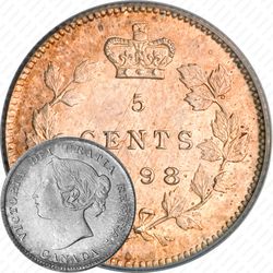5 центов 1898 [Канада]