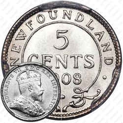 5 центов 1908 [Канада]