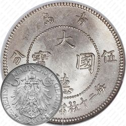 5 центов 1909 [Китай]
