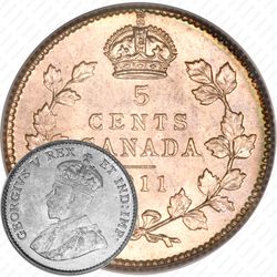 5 центов 1911 [Канада]
