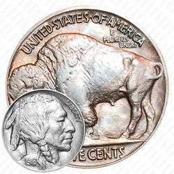 5 центов 1916, Buffalo Nickel (буффало) [США]
