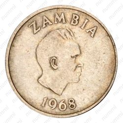 5 нгве 1968 [Замбия] - Аверс
