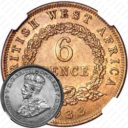 6 пенсов 1933 [Британская Западная Африка]