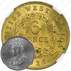 6 пенсов 1935 [Британская Западная Африка]
