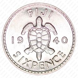 6 пенсов 1940 [Австралия] - Реверс