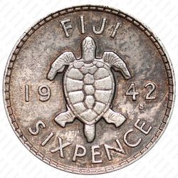 6 пенсов 1942 [Австралия] - Реверс