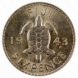 6 пенсов 1943 [Австралия] - Реверс