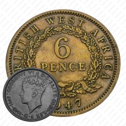 6 пенсов 1947 [Британская Западная Африка]