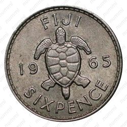 6 пенсов 1965 [Австралия] - Реверс