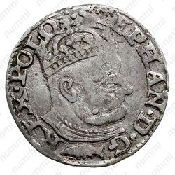 трояк 1580, монетный двор Олькуш [Польша] - Аверс