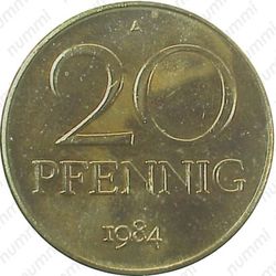 20 пфеннигов 1984, A