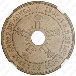 20 сантимов 1906 [Демократическая Республика Конго] - Аверс