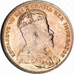 25 центов 1908 [Канада] - Аверс