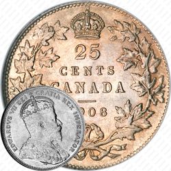 25 центов 1908 [Канада]
