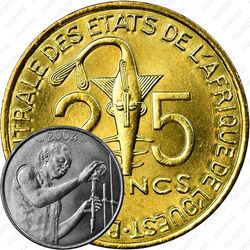 25 франков 2004 [Западная Африка (BCEAO)]