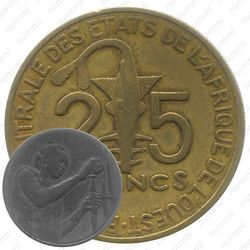 25 франков 2007 [Западная Африка (BCEAO)]