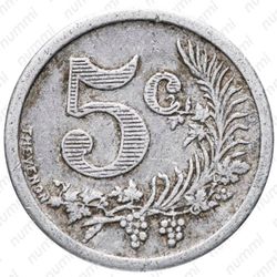 5 сантимов 1921 [Франция] - Реверс