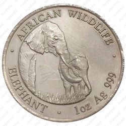 5000 квач 2001, Дикая природа Африки - Слон [Замбия] - Реверс