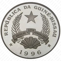 50000 песо 1996, Алоизий Када-Мосто [Гвинея-Бисау] Proof - Аверс